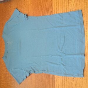 Blue baby tee